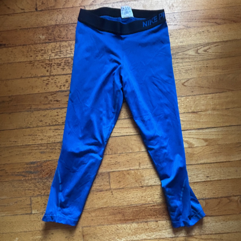 Nike Pro Royal Blue Leggings capris